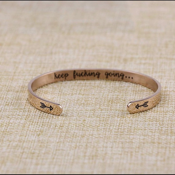Inspirational Engraved Women’s Bracelet - Picture 3 of 3